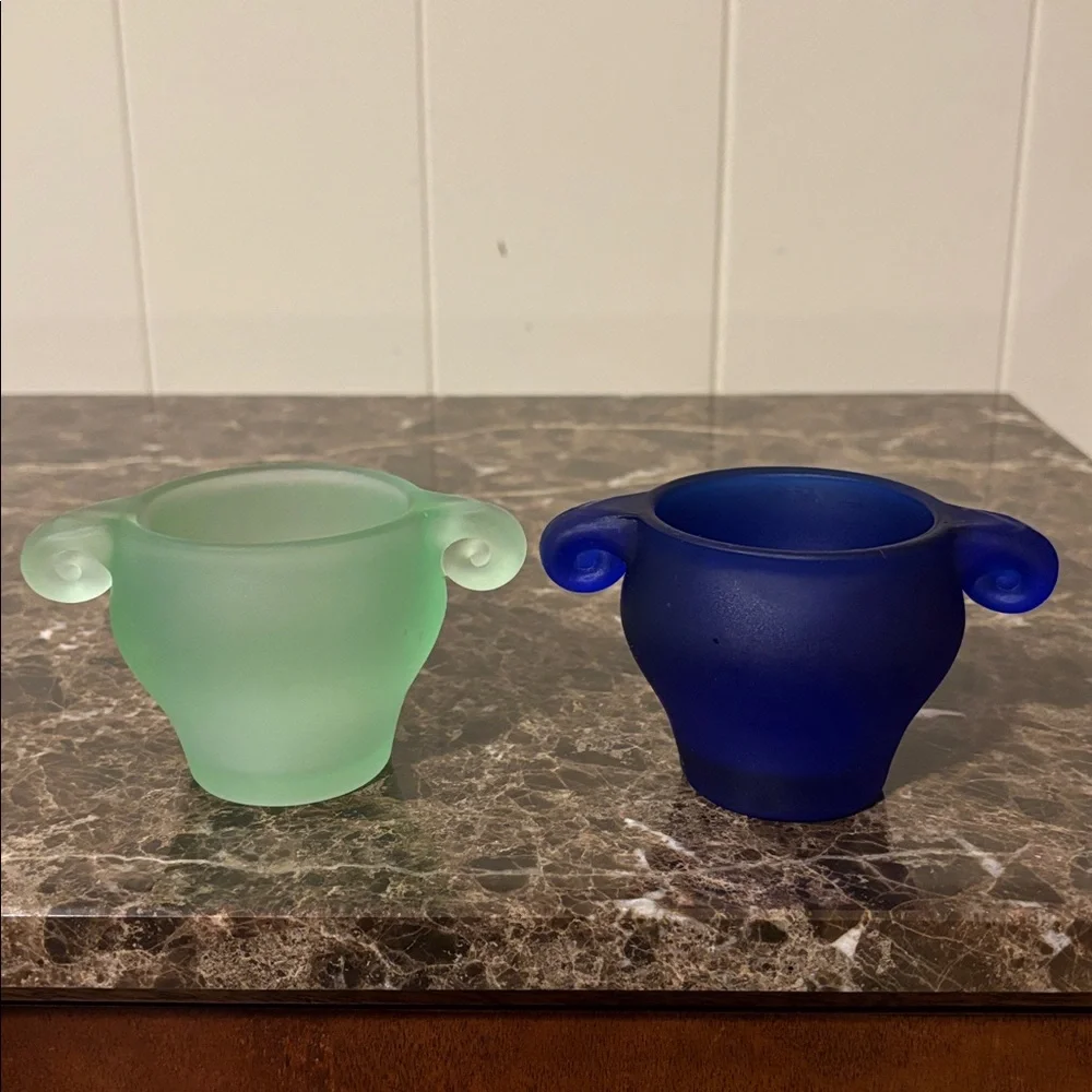 Vintage Design Ideas Cups Can Be Used For Candles Holders Lalique Style/Art Deco